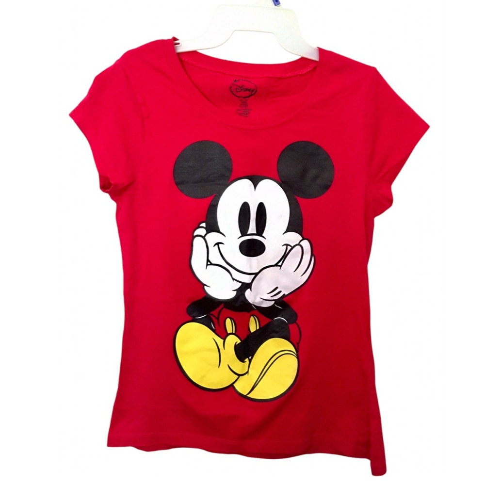 Disney Junior Red Mickey Mouse Graphic Tee